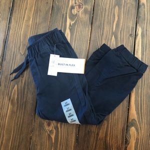 Navy twill joggers 3T NWT